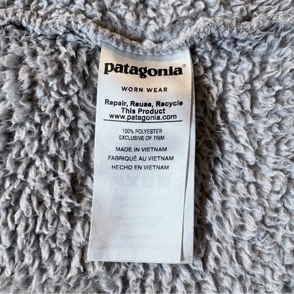 Patagonia Los Gatos 1/4-Zip Fleece Pullover Gray Women’s Large 🧡 - Picture 10 of 11